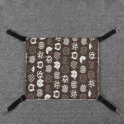 Lit suspendu pour animaux de compagnie Lighteme, hamac en toile à imprimé dessin animé (3 types et 3 tailles)