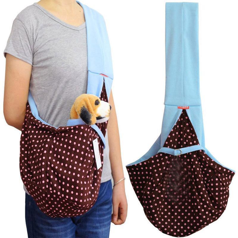 Lighteme Haustier Outdoor Wendbare Schultertasche in Unifarben (3 Farben)