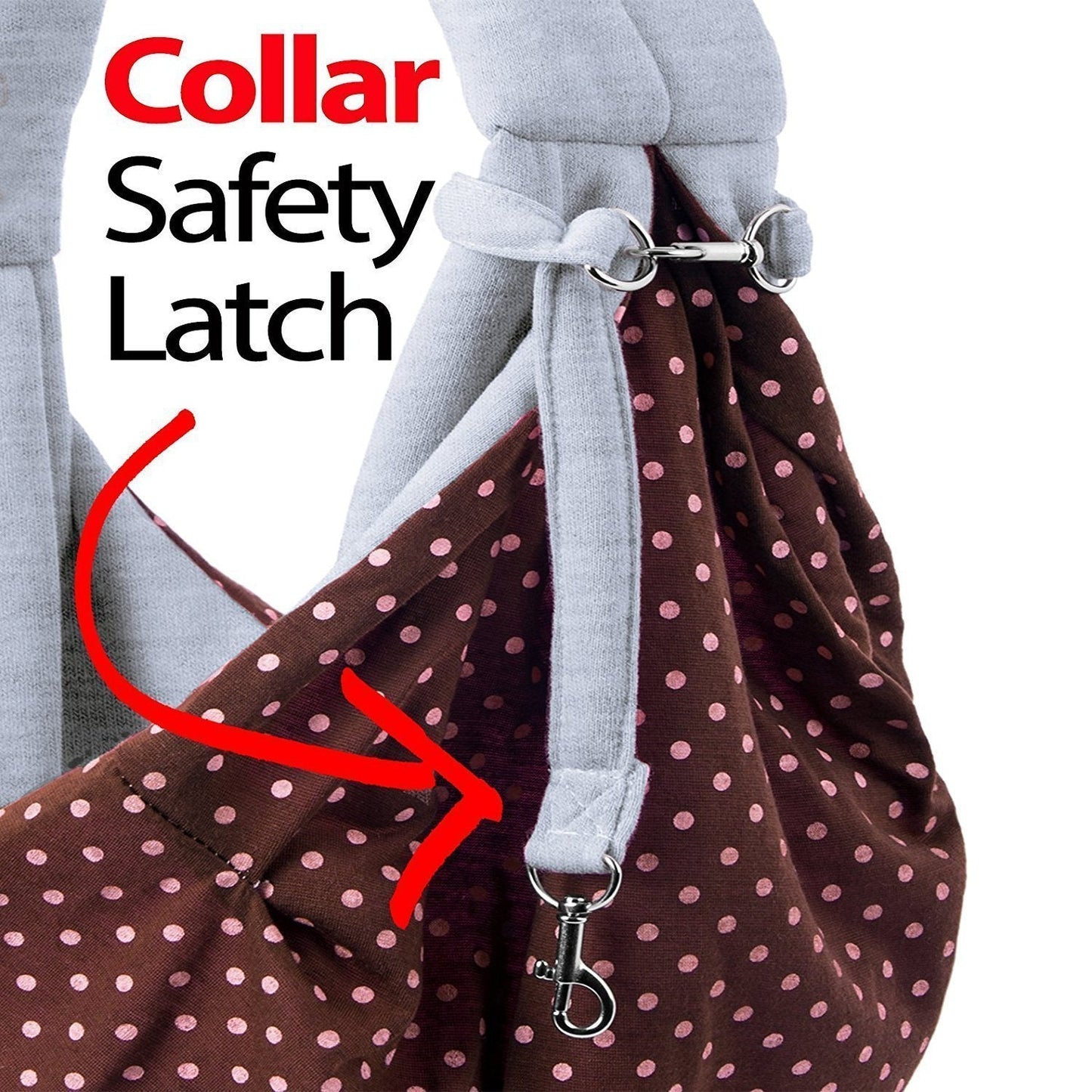 Lighteme Haustier Outdoor Wendbare Schultertasche in Unifarben (3 Farben)