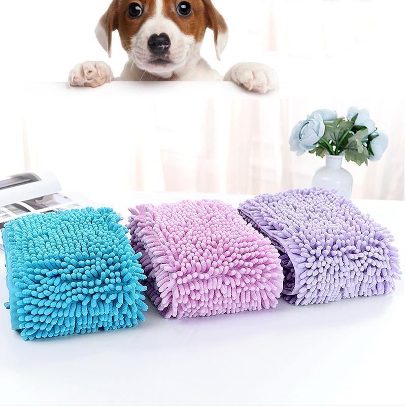 Lighteme Pet Quick-drying Bath Towel (4 colors & 3 sizes)