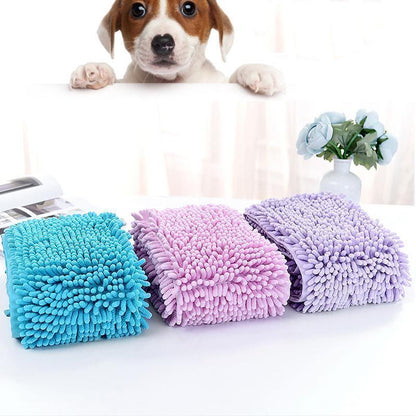 Lighteme Pet Quick-drying Bath Towel (4 colors & 3 sizes)