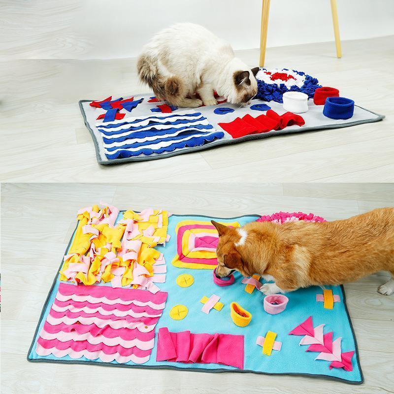 Tapis de fouille Lighteme pour animaux de compagnie, anti-étouffement, pour alimentation lente (3 types et 3 tailles)