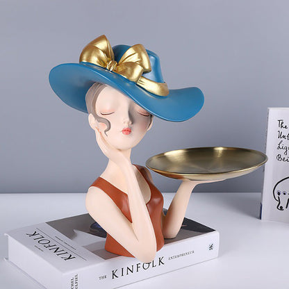 Lighteme Blütenblatt-Schleifen-Harz-Mädchen-Aufbewahrung