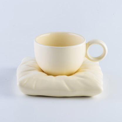 Tasse et soucoupe en céramique Lighteme Pillow