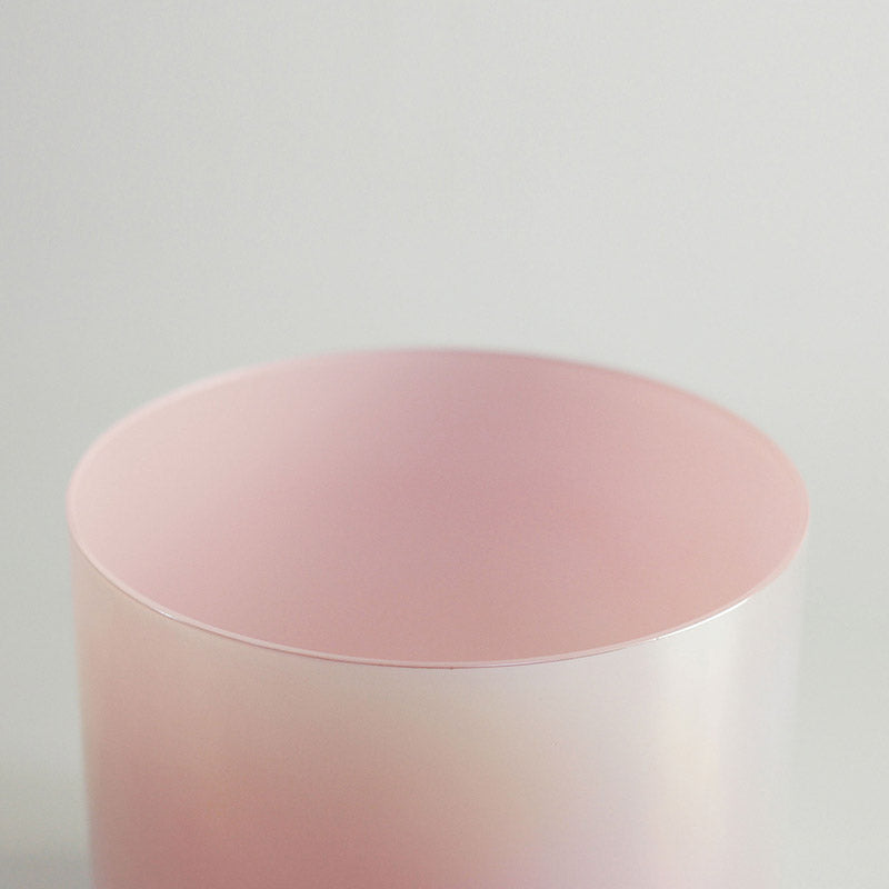 Lighteme Pink Crystal Singing Bowls Colored Quartz Bowl Chakra Therapy Sound Bath Bowls