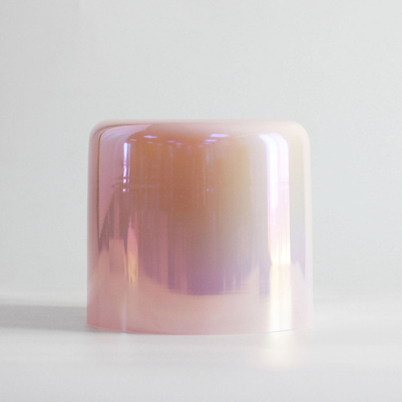 MiSoundofNature Pink Crystal Singing Bowls Colored Quartz Bowl Chakra Therapy Sound Bath Bowls