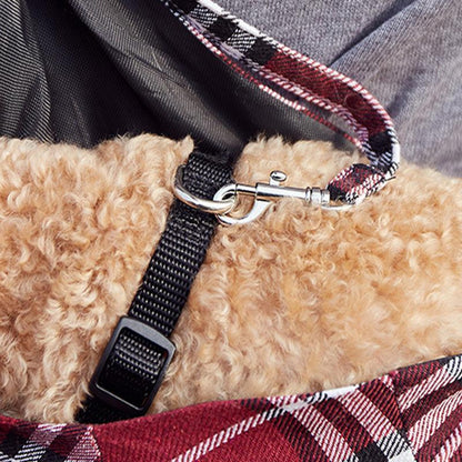 Lighteme Plaid Haustier-Umhängetasche (2 Farben)