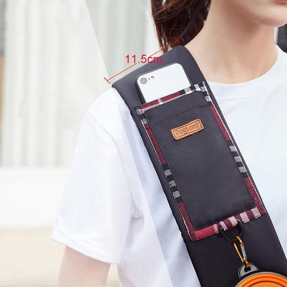 Lighteme Plaid Haustier-Umhängetasche (2 Farben)