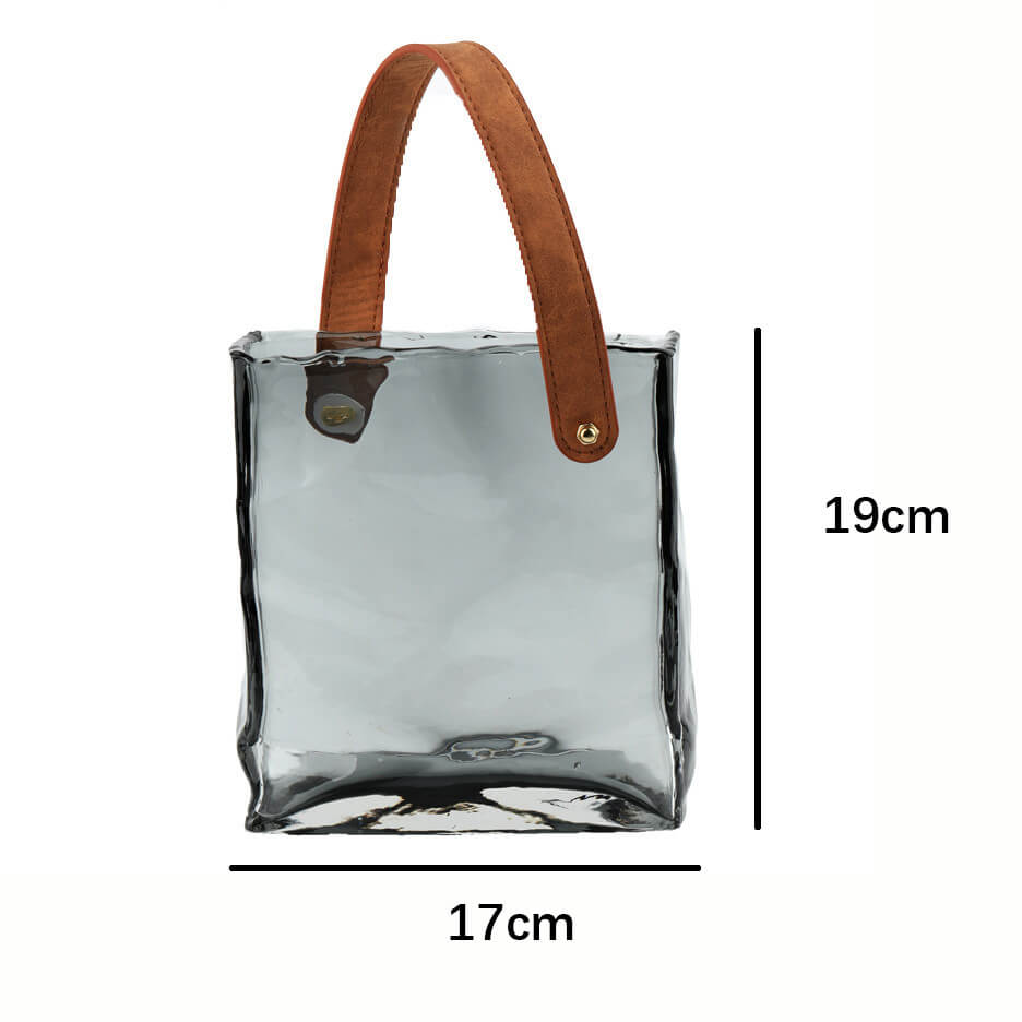 Lighteme Pleated Bag Glass Vase