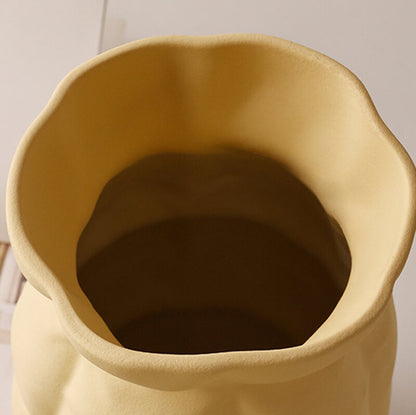 Lighteme Pleated Grid Ceramic Vase