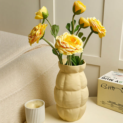 Lighteme Pleated Grid Ceramic Vase