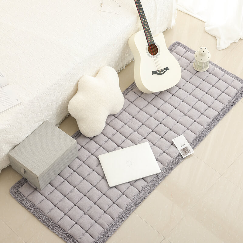 Tapis plissé en macramé Lighteme