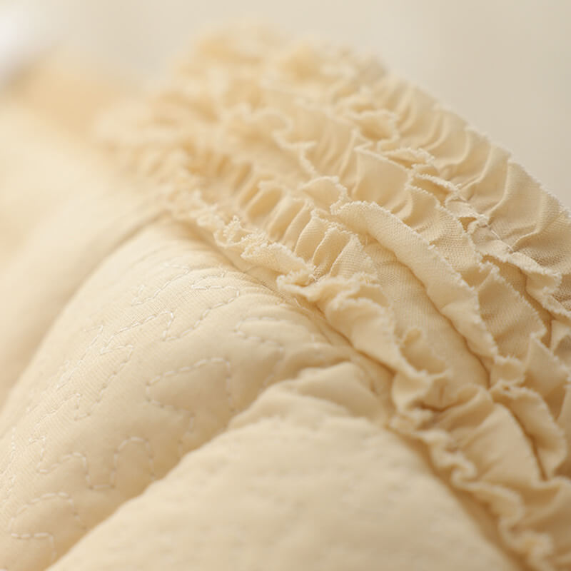 Tapis plissé en macramé Lighteme