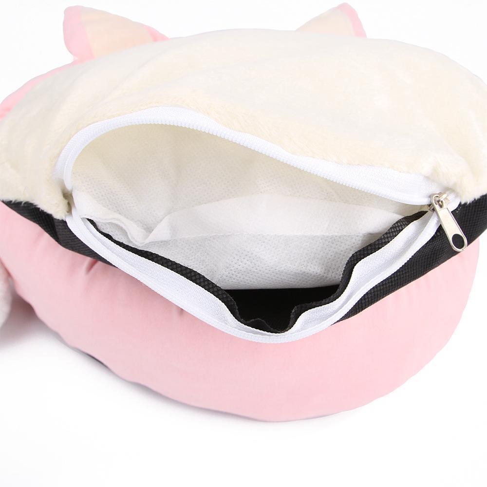 Litière chaude pour chatons Lighteme Pompom Cute Cat Ear Bed (4 couleurs et 3 tailles)
