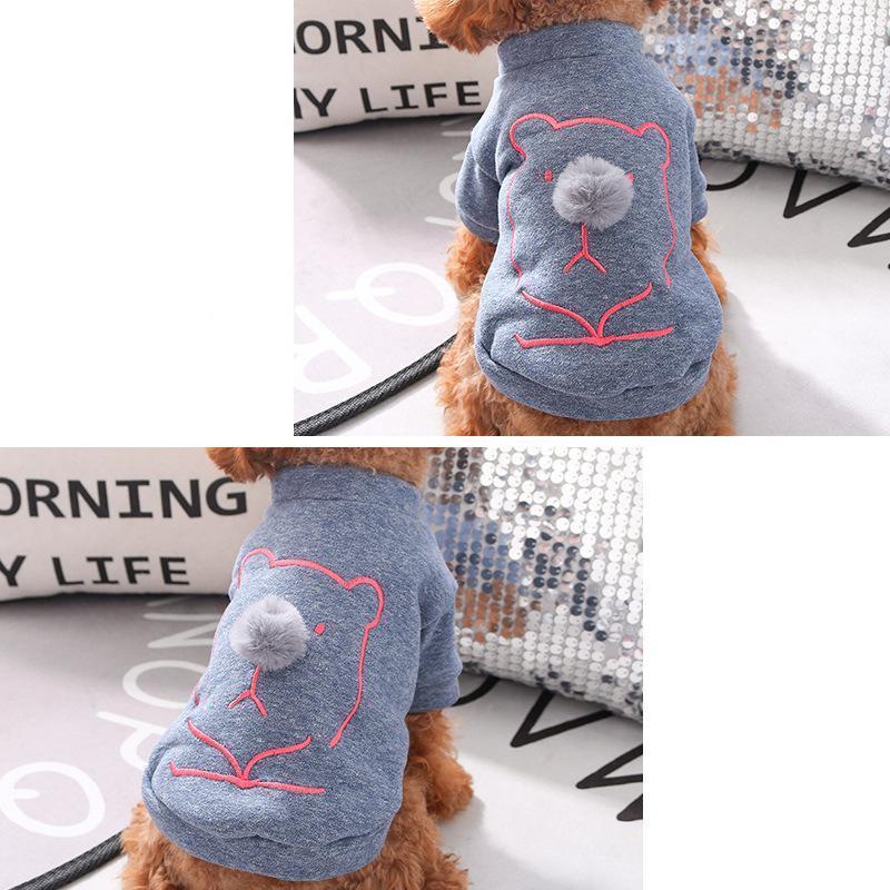 Lighteme Pompom Dog Two Legs Sweatshirt (5 sizes)