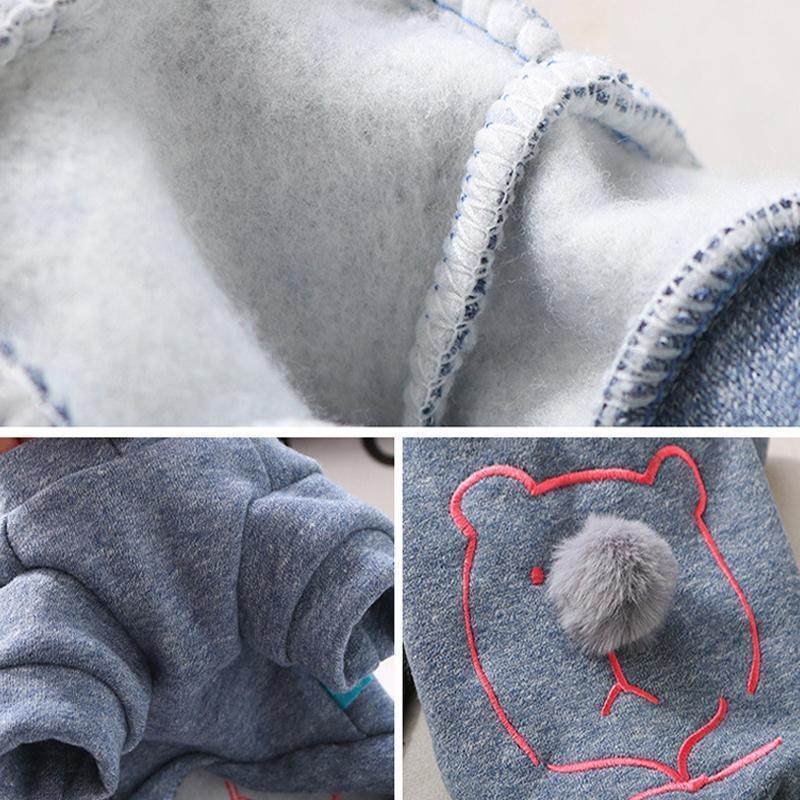 Lighteme Pompom Dog Two Legs Sweatshirt (5 sizes)