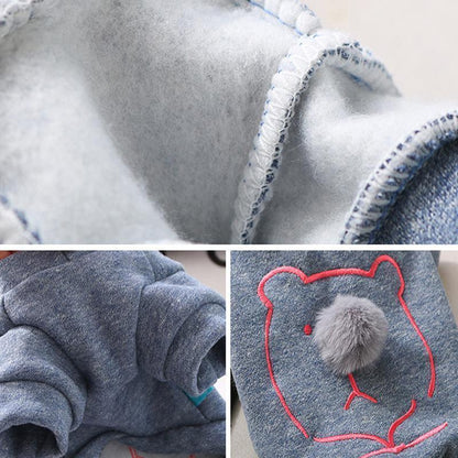 Lighteme Pompom Dog Two Legs Sweatshirt (5 sizes)