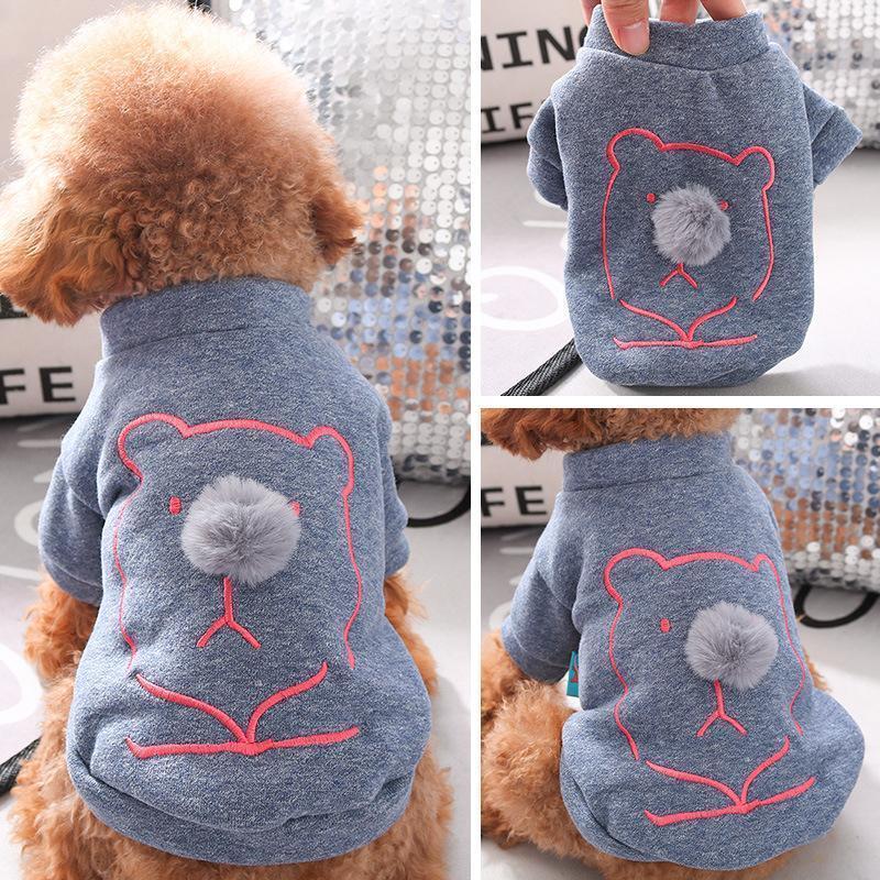 Lighteme Pompom Dog Two Legs Sweatshirt (5 sizes)