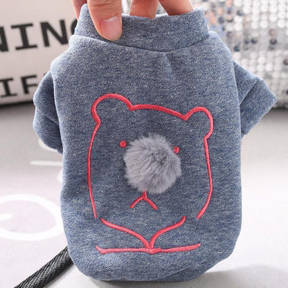 Lighteme Pompom Dog Two Legs Sweatshirt (5 sizes)