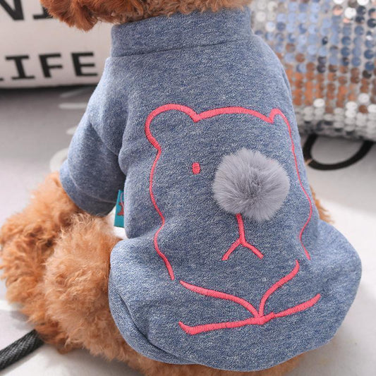 Sweat-shirt Lighteme Pompom Dog Two Legs (5 tailles)