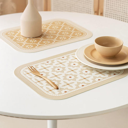 Set de table en cuir imprimé Lighteme