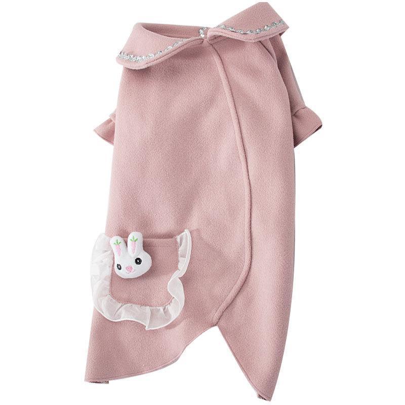 Lighteme Kaninchen-Katzen-Woll-Freizeitmantel (5 Farben)