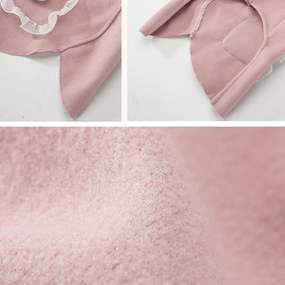 Lighteme Kaninchen-Katzen-Woll-Freizeitmantel (5 Farben)