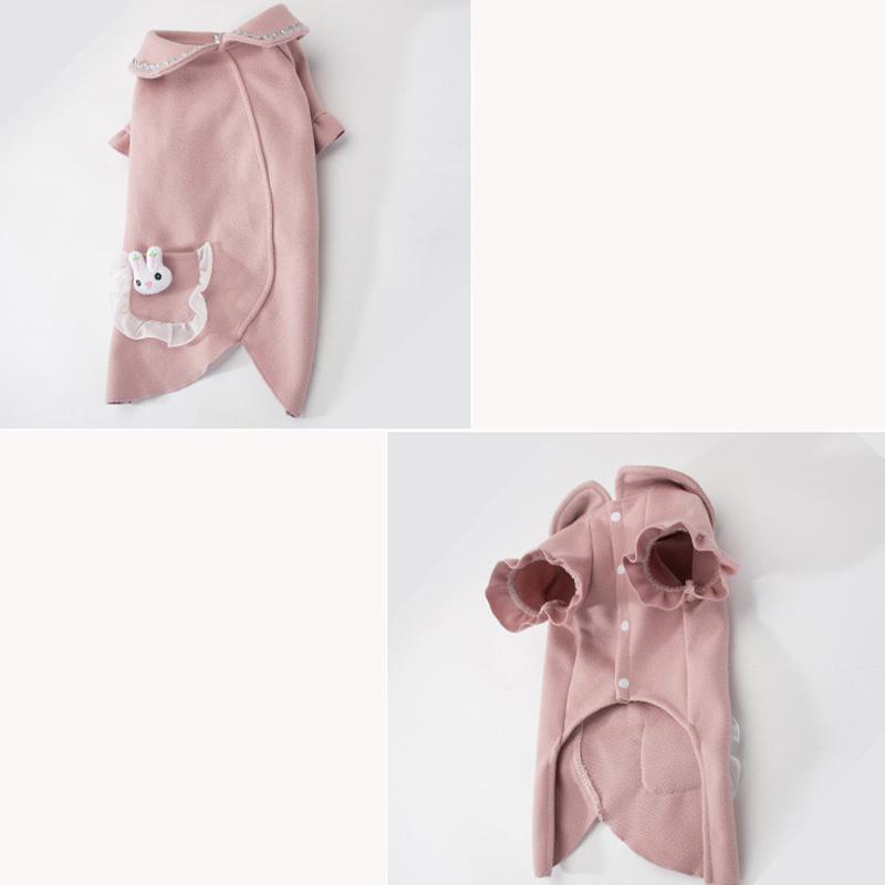 Lighteme Kaninchen-Katzen-Woll-Freizeitmantel (5 Farben)