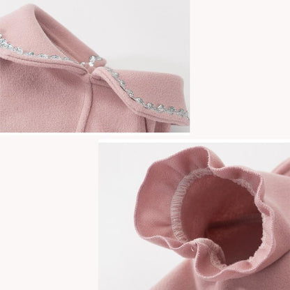 Lighteme Kaninchen-Katzen-Woll-Freizeitmantel (5 Farben)