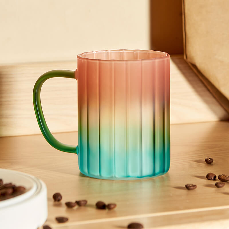 Tasse en verre arc-en-ciel Lighteme