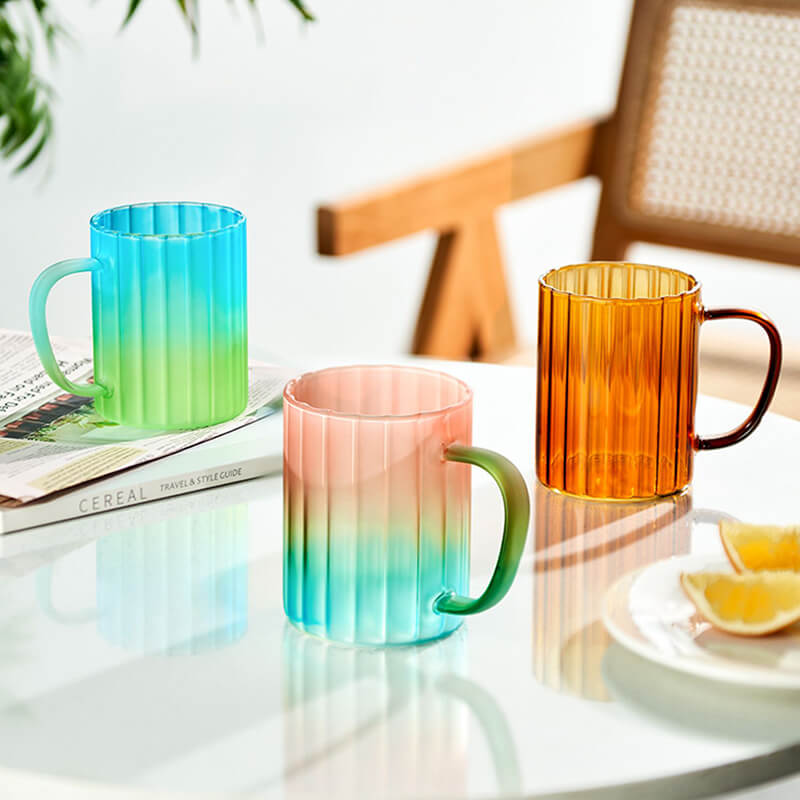 Tasse en verre arc-en-ciel Lighteme