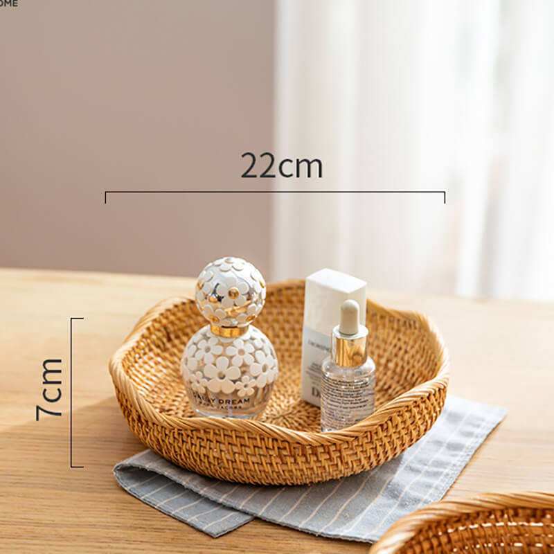 Panier de rangement en rotin Lighteme