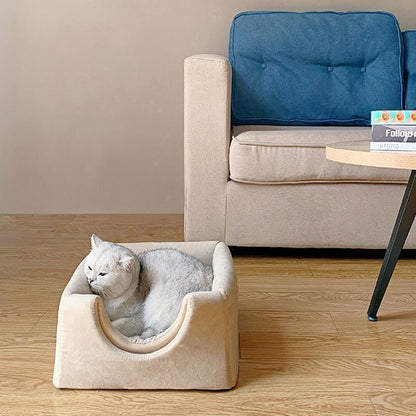 Lighteme Katzenhaus mit abnehmbarer Matte (2 Farben)