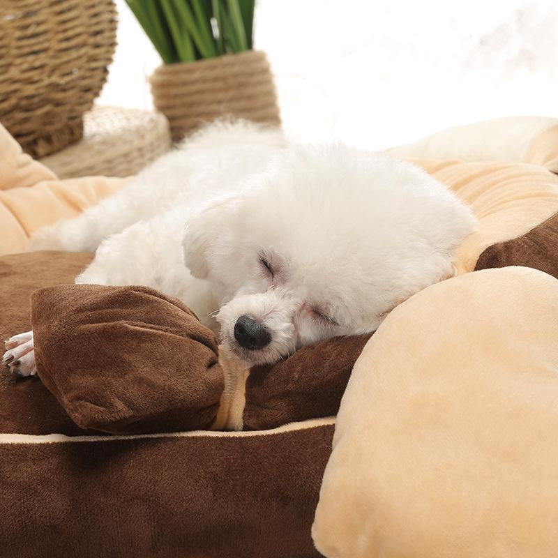 Lighteme Hundehütte mit herausnehmbarer, weicher Polsterung (5 Farben &amp; 4 Größen)