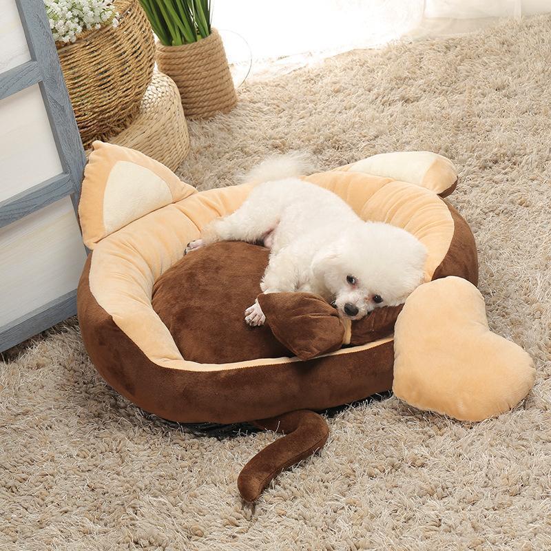 Lighteme Hundehütte mit herausnehmbarer, weicher Polsterung (5 Farben &amp; 4 Größen)