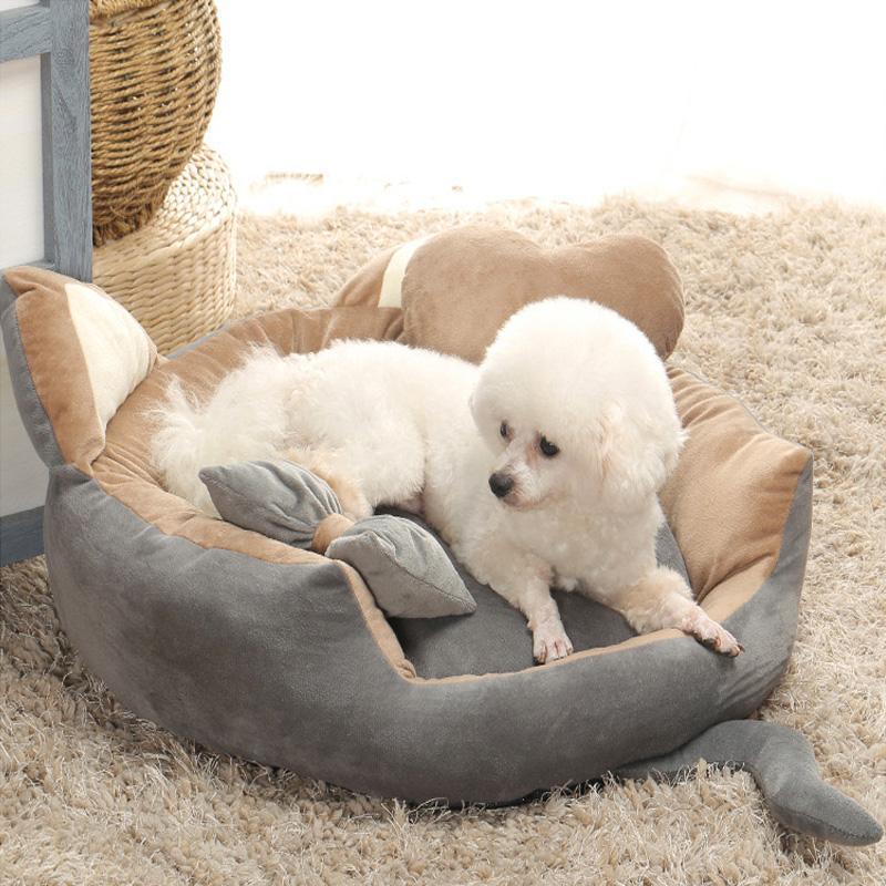 Lighteme Hundehütte mit herausnehmbarer, weicher Polsterung (5 Farben &amp; 4 Größen)