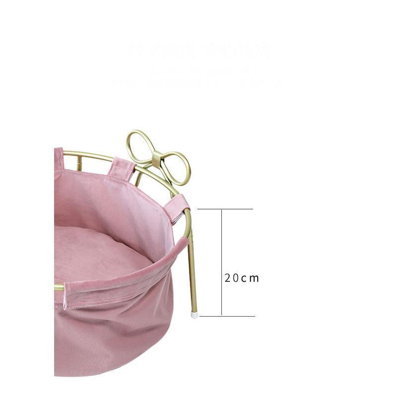 Lit pour chat Lighteme avec support métallique amovible et portable (2 couleurs)