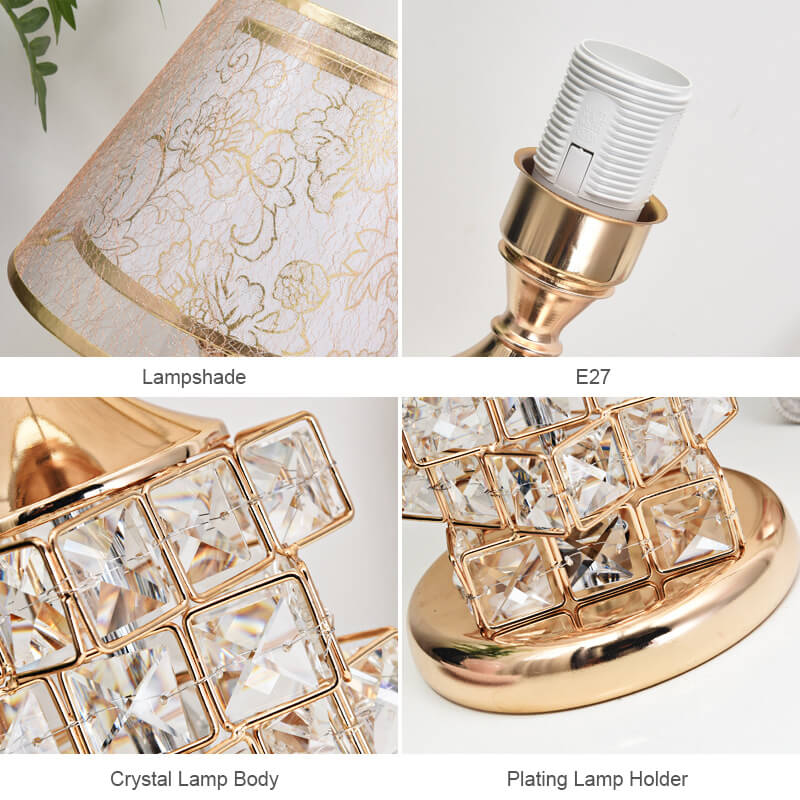 Lighteme Romantic Crystal Table Lamp