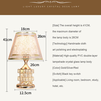 Lighteme Romantic Crystal Table Lamp
