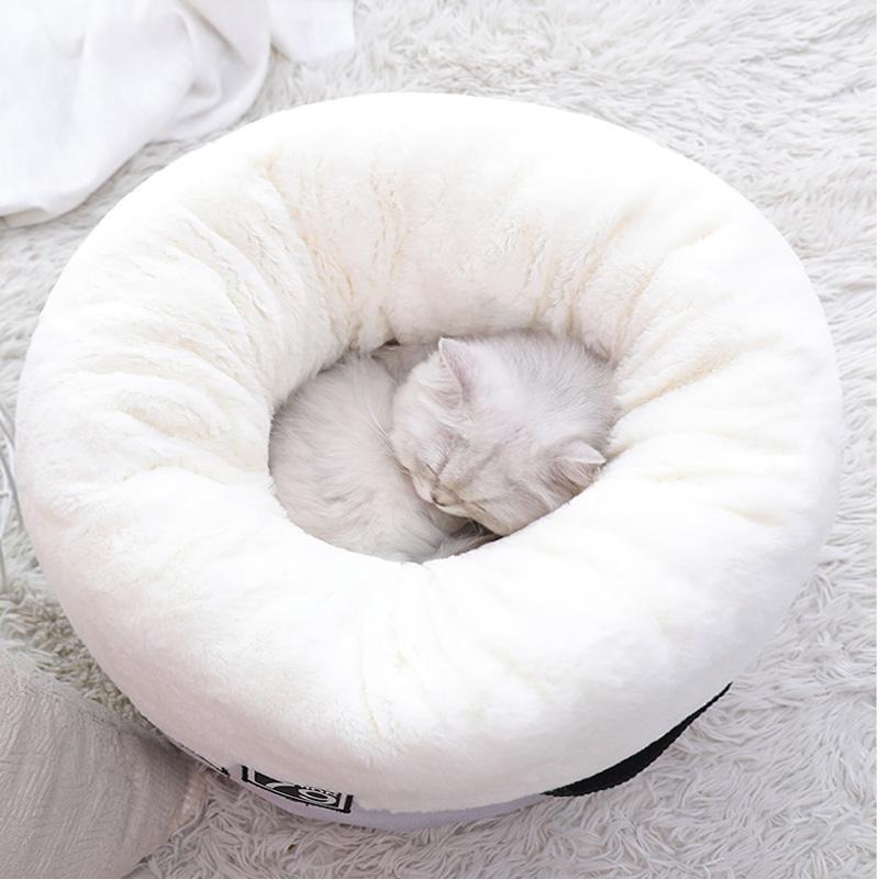 Lighteme Round Shape Cat Deep Sleep Nest (2 colors & 2 sizes)