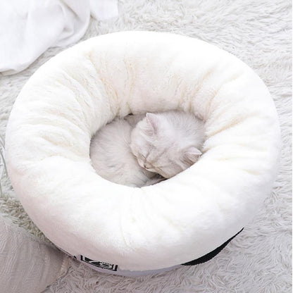 Lighteme Round Shape Cat Deep Sleep Nest (2 colors & 2 sizes)