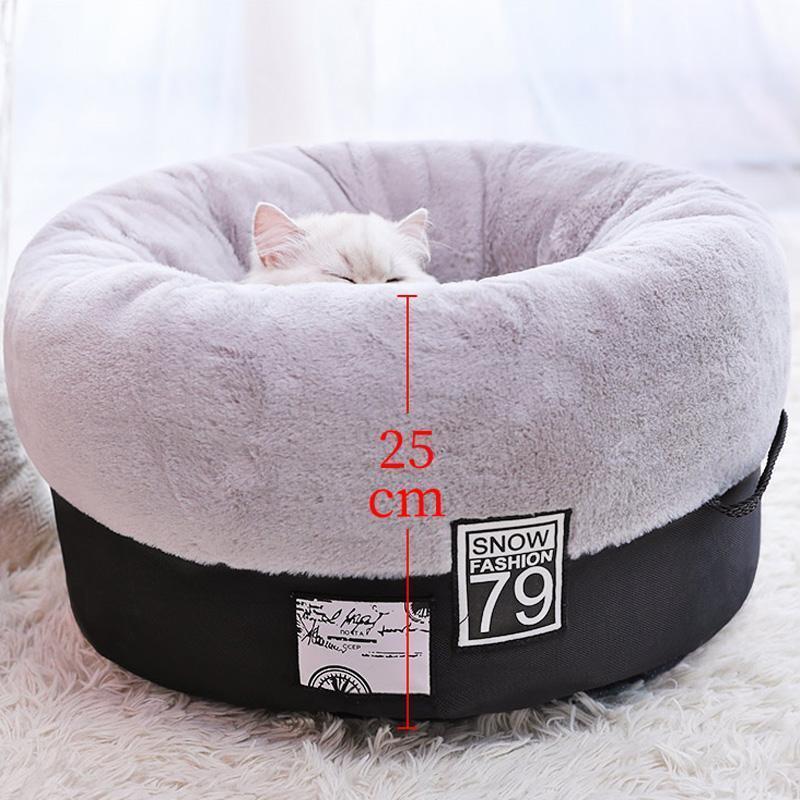 Lighteme Round Shape Cat Deep Sleep Nest (2 colors & 2 sizes)