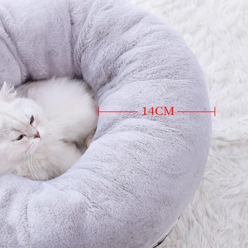 Lighteme Round Shape Cat Deep Sleep Nest (2 colors & 2 sizes)