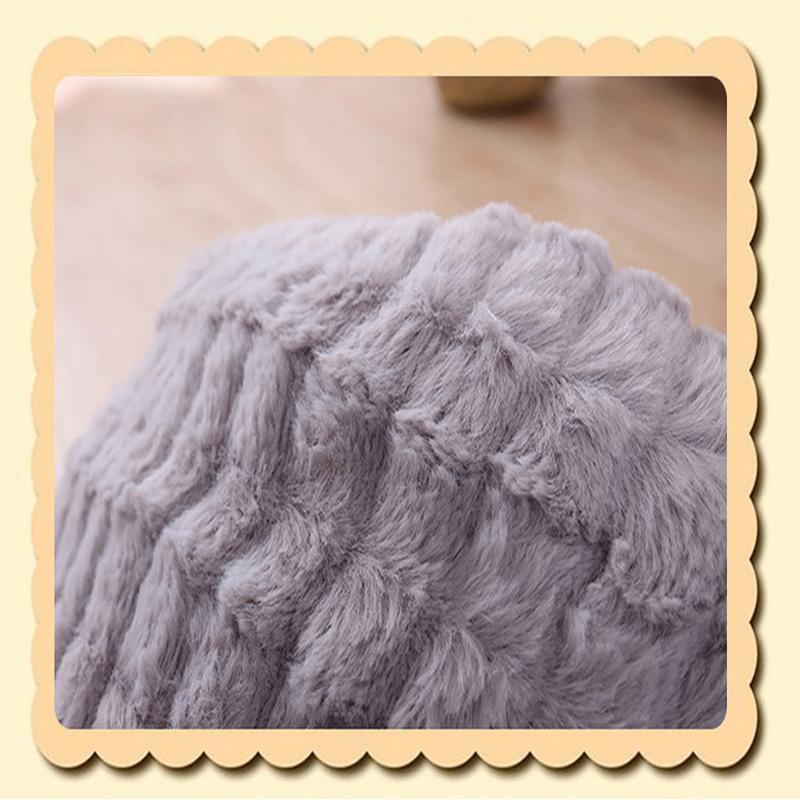 Lit rond et court en peluche Lighteme pour animaux de compagnie, nid chaud pour chien et chat (3 couleurs et 3 tailles)