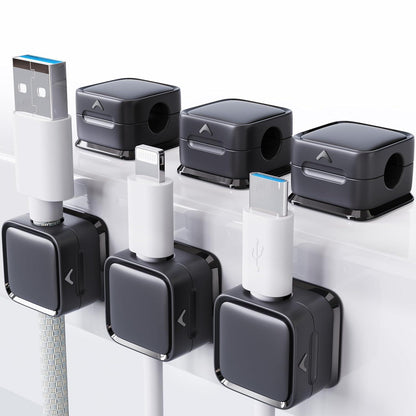 Organiseur de câbles magnétique Lighteme | Lot de 6 pièces