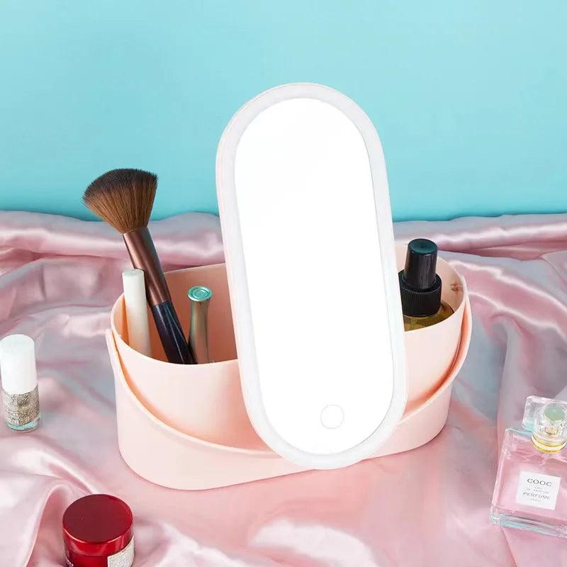 Trousse de maquillage Lighteme avec lumière LED - Organisez votre maquillage avec un éclairage LED