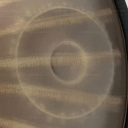 Lighteme Sun God 22 pulgadas 9/10/12 Notas Tambor manual de acero inoxidable de gama alta, kurdo / celta D menor, disponible en 432 Hz y 440 Hz - Tratamiento térmico de enfriamiento severo