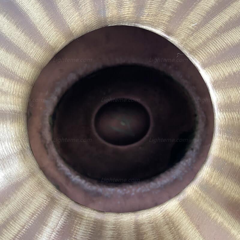 Maßgeschneiderte Handgefertigte Sun God Handpan drums aus Edelstahl, C-Dur 22 Zoll 9/10/12 Noten, erhältlich in 432 Hz und 440 Hz