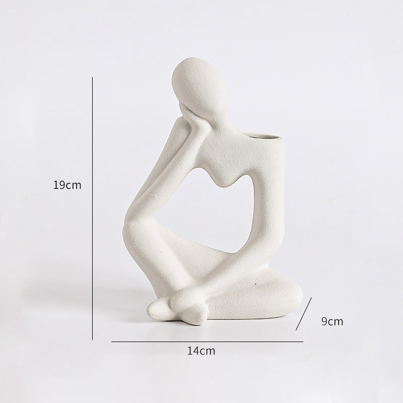 Lighteme Thinker Ceramic Vase