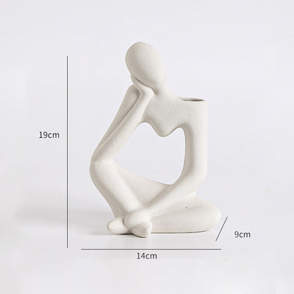 Lighteme Thinker Ceramic Vase